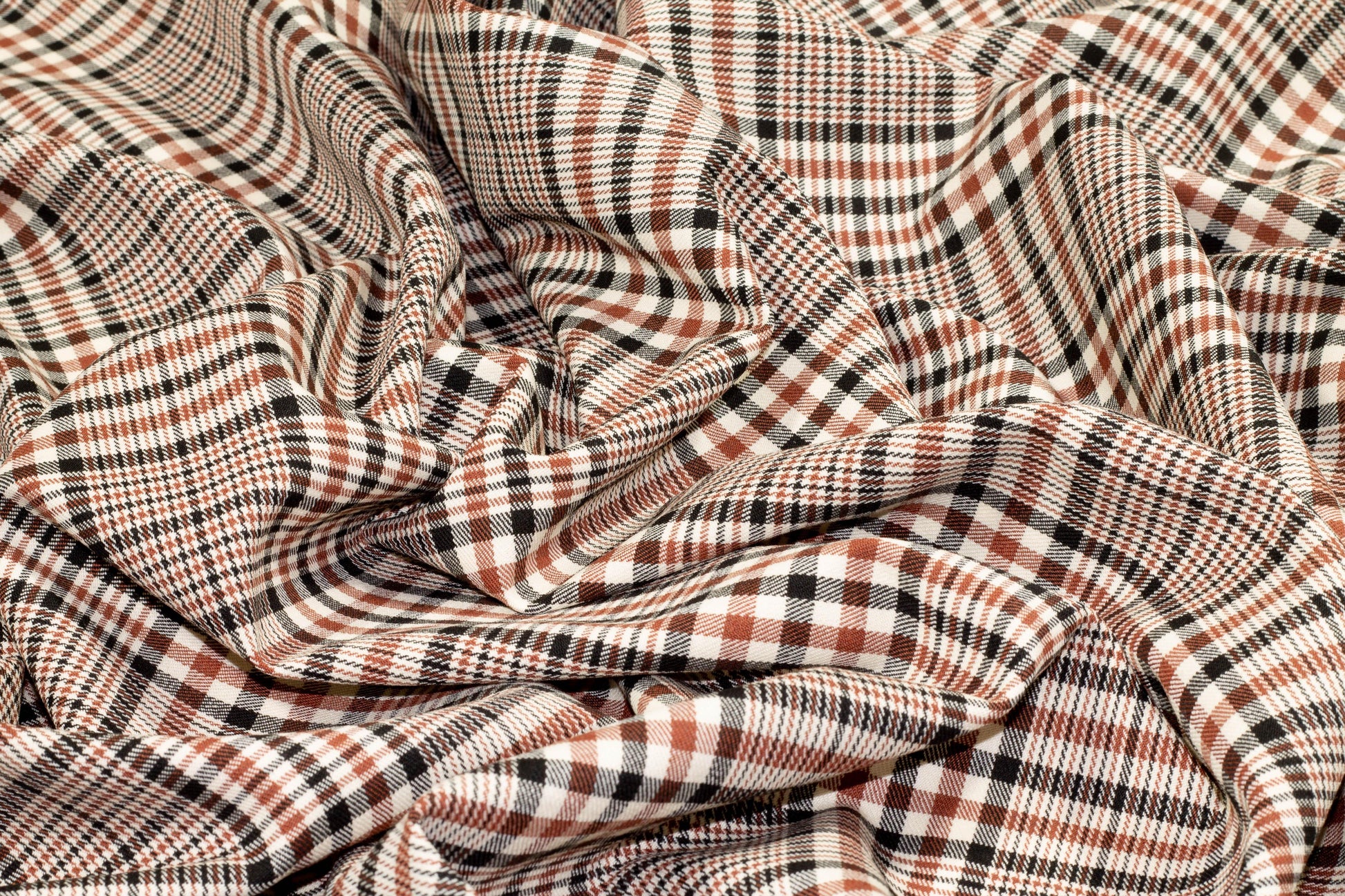 Glen Check Italian Wool Suiting - Prime Fabrics