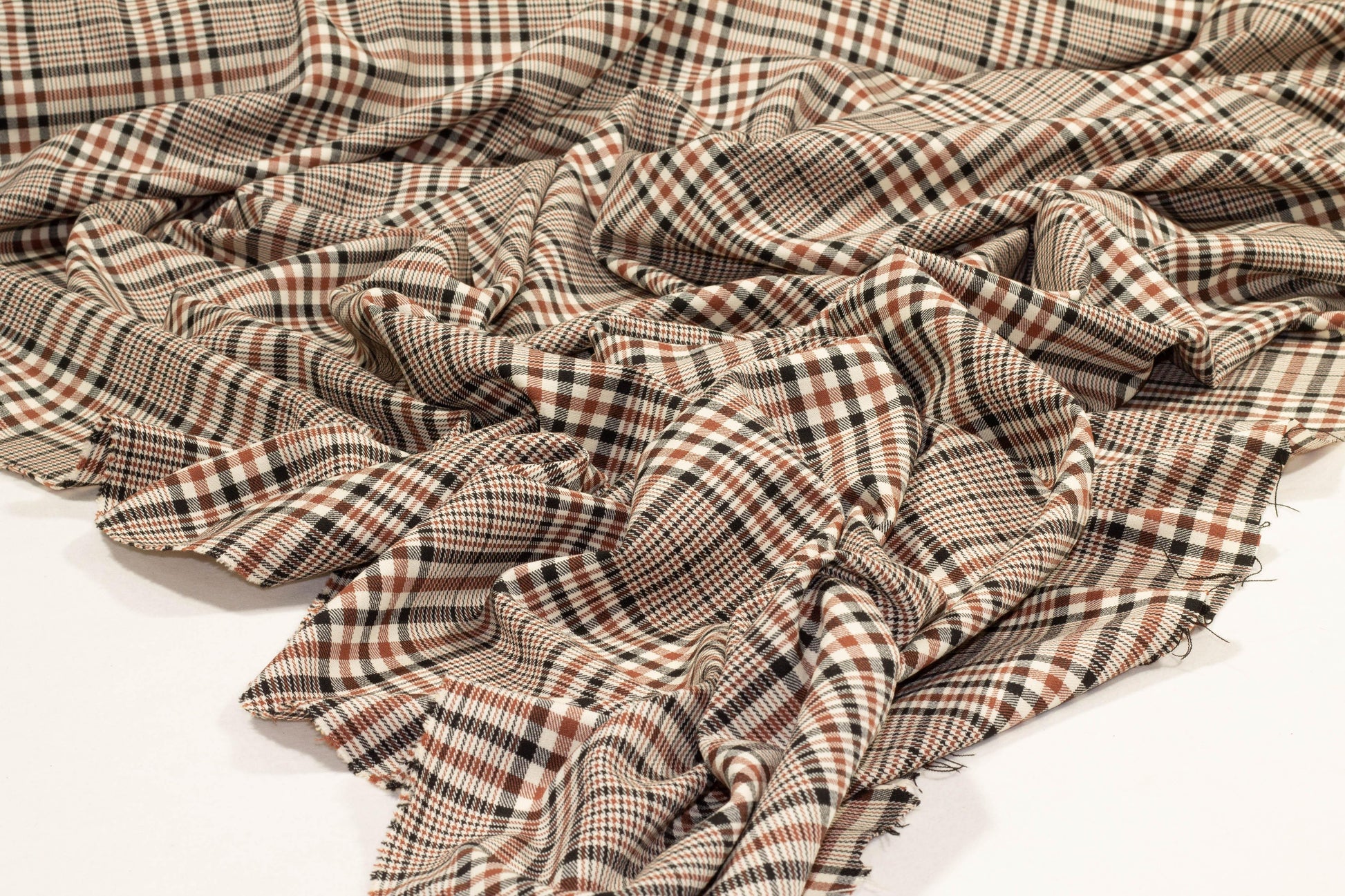 Glen Check Italian Wool Suiting - Prime Fabrics