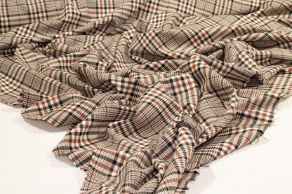 Glen Check Italian Wool Suiting - Prime Fabrics
