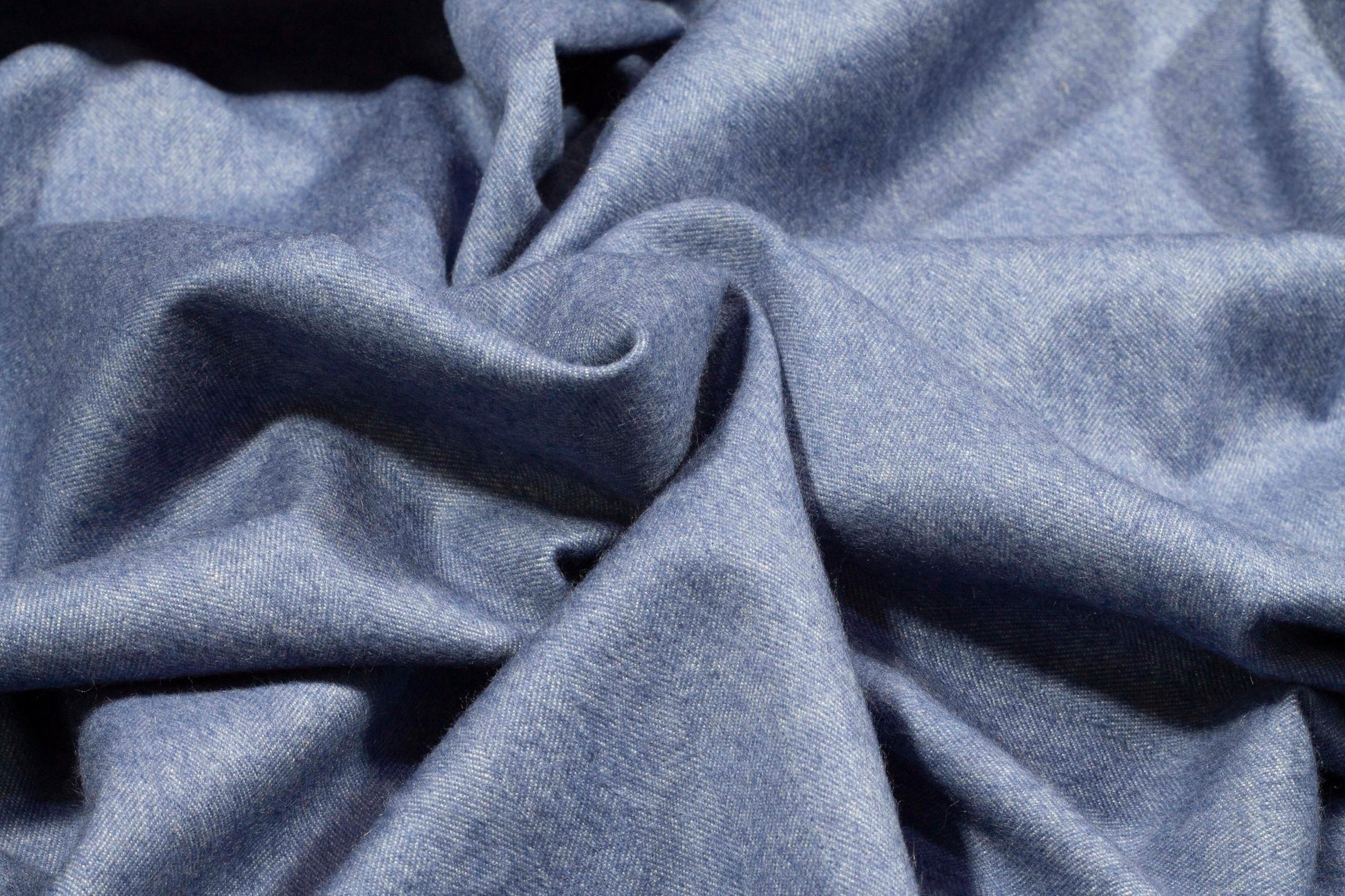 Sky Blue Italian Cashmere Wool Suiting - Prime Fabrics