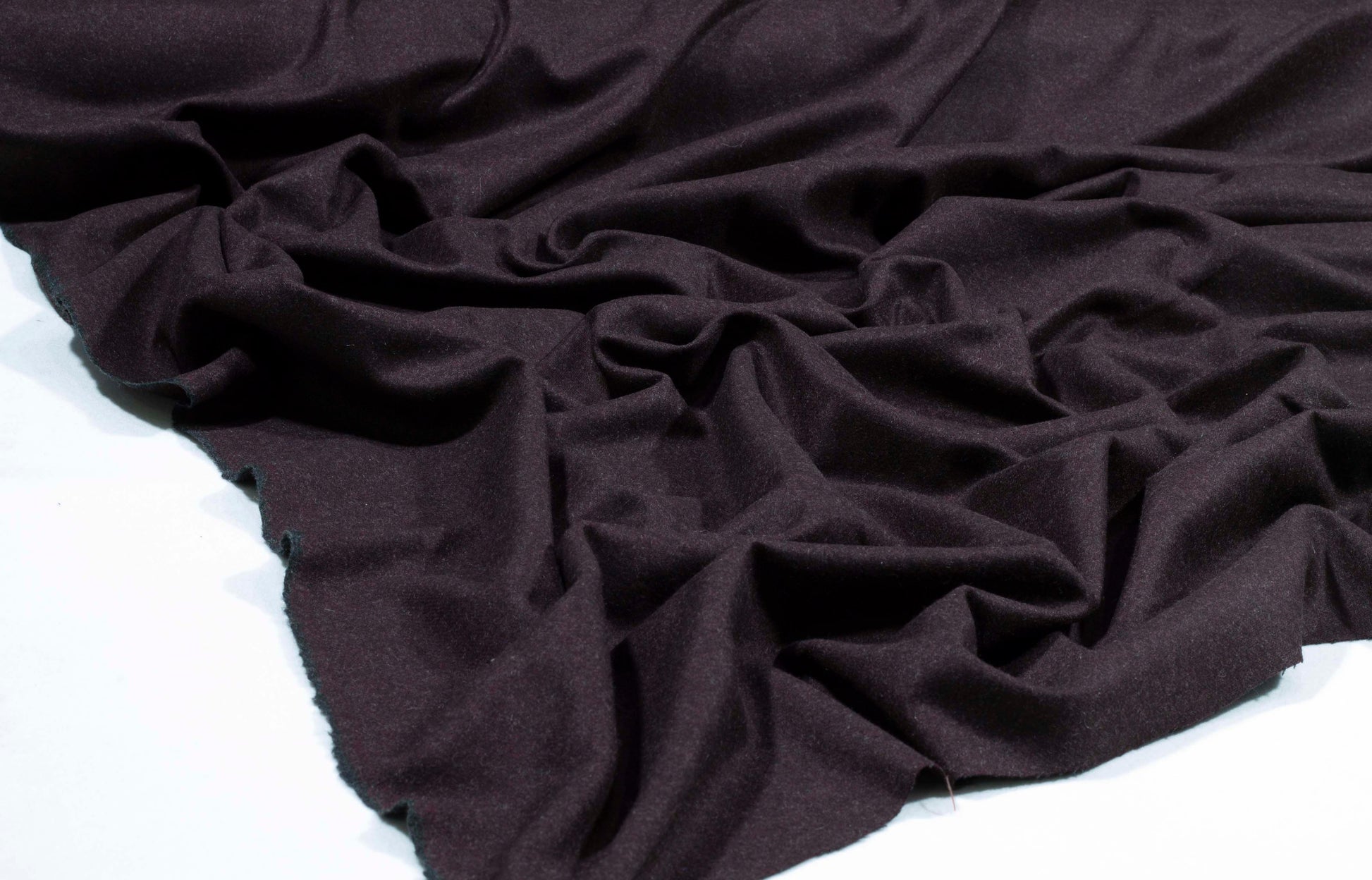 Dark Eggplant Wool - Prime Fabrics