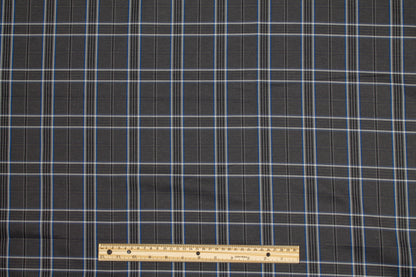 Double Faced Plaid Cotton Lamé Suiting - Prime Fabrics