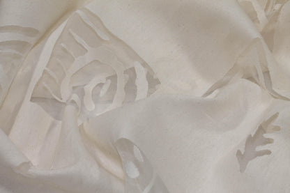 Abstract Burnout Italian Cotton and Nylon Blend - Prime Fabrics