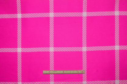 Pink Double Faced Italian Polyester Twill - Prime Fabrics