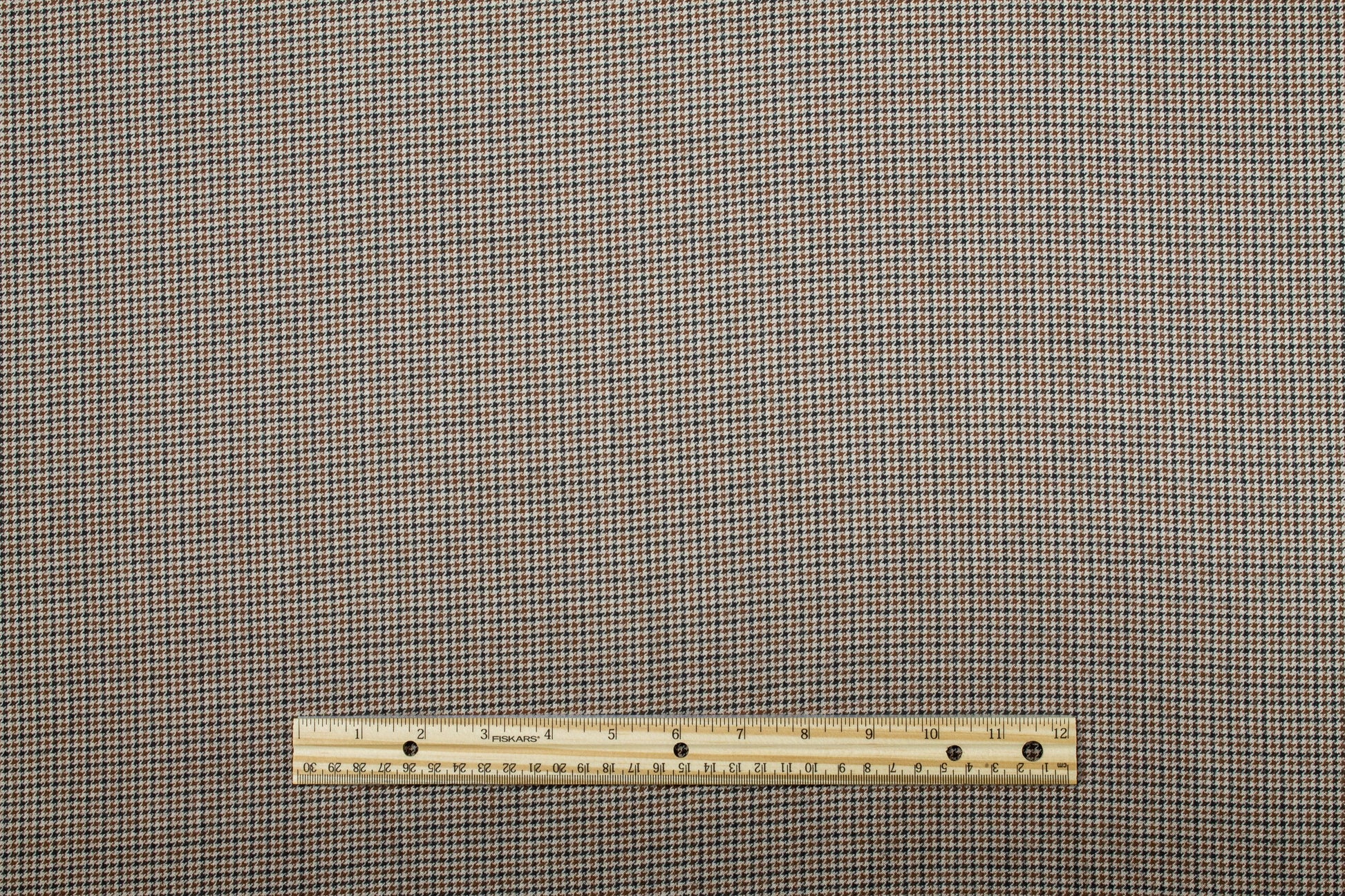 Double Faced Houndstooth and Herringbone Italian Wool Suiting - Prime Fabrics