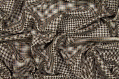 Double Faced Houndstooth and Herringbone Italian Wool Suiting - Prime Fabrics