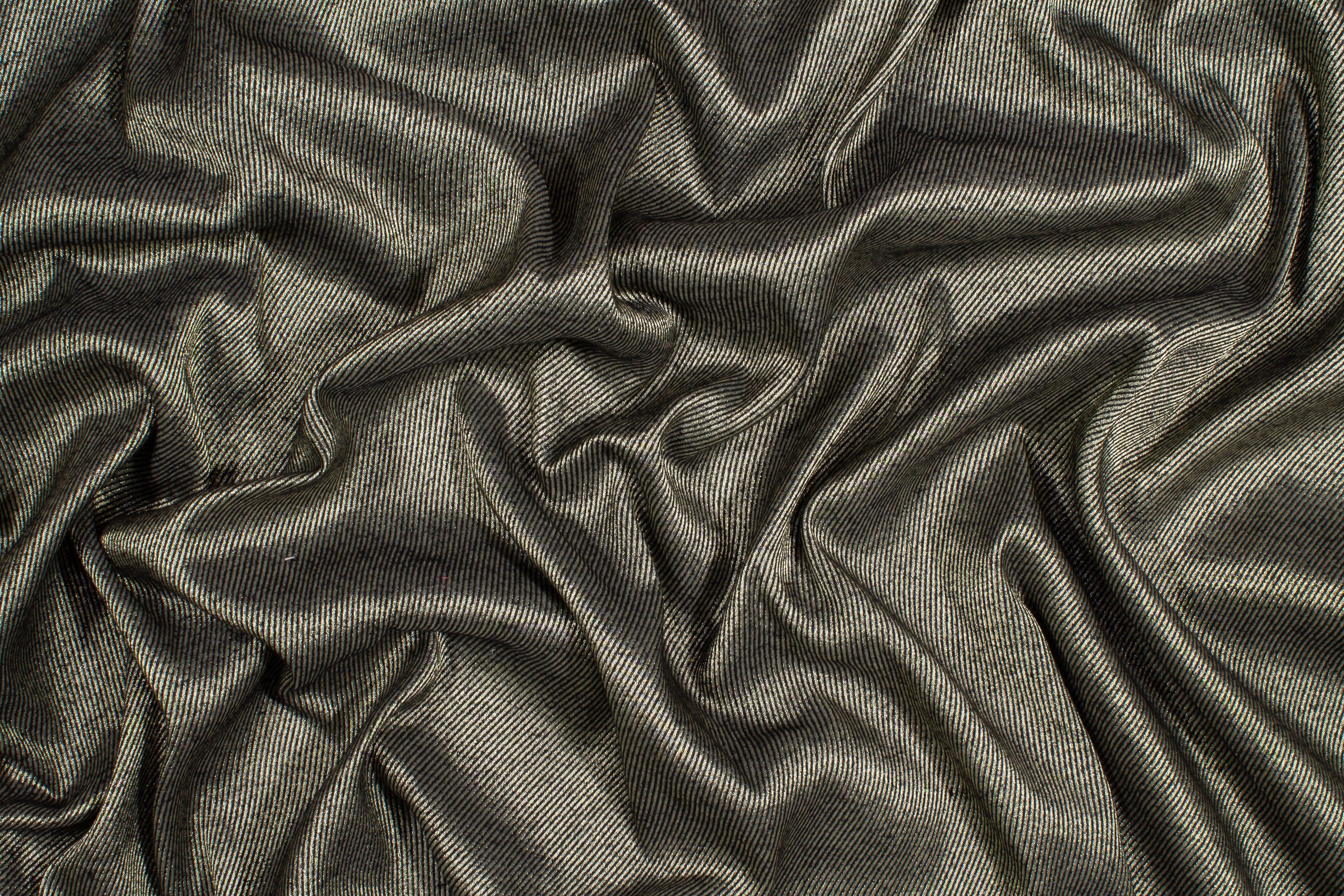 Metallic Italian Wool Twill - Prime Fabrics