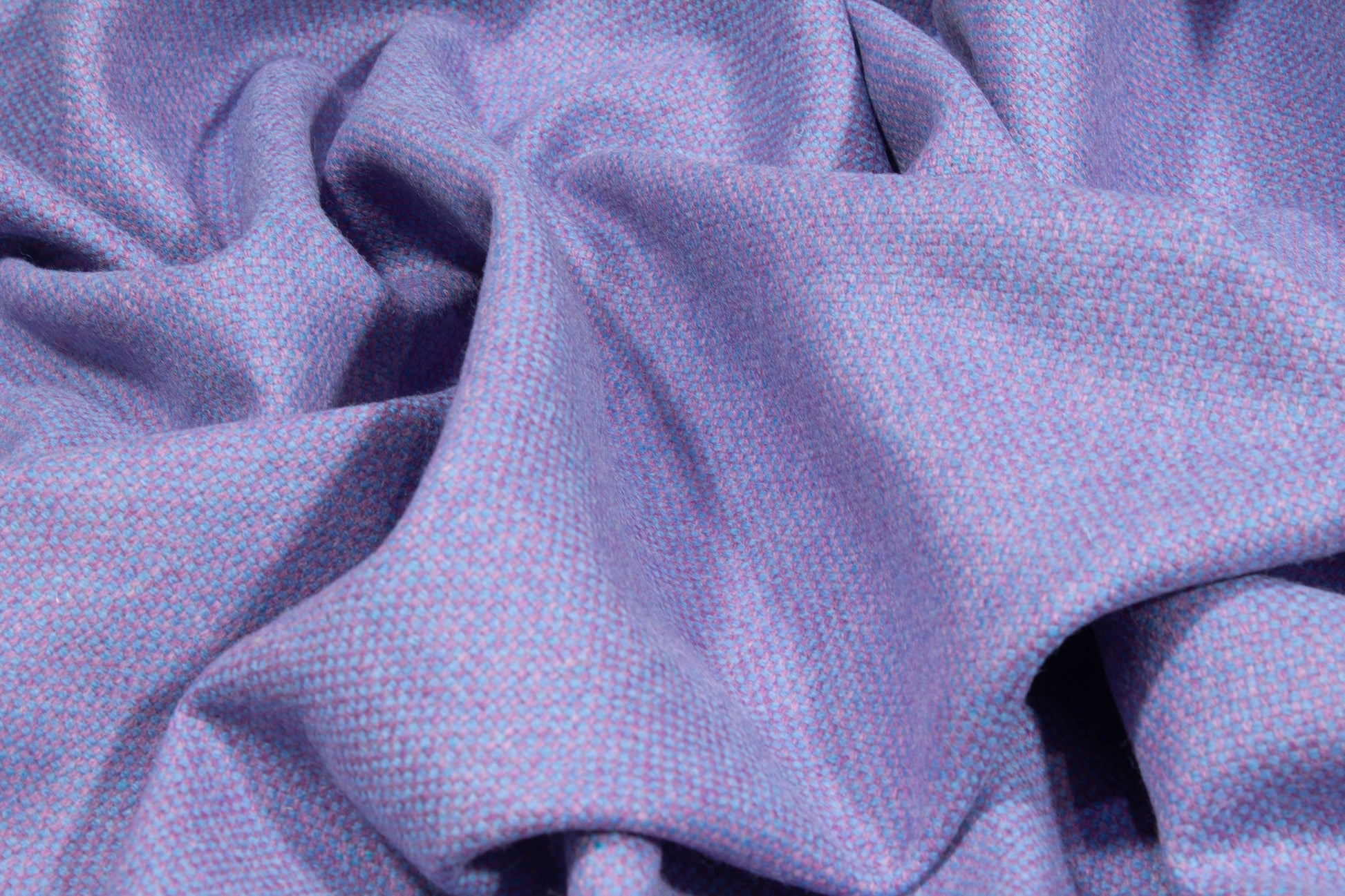 Purple and Blue Wool Coating - Prime Fabrics