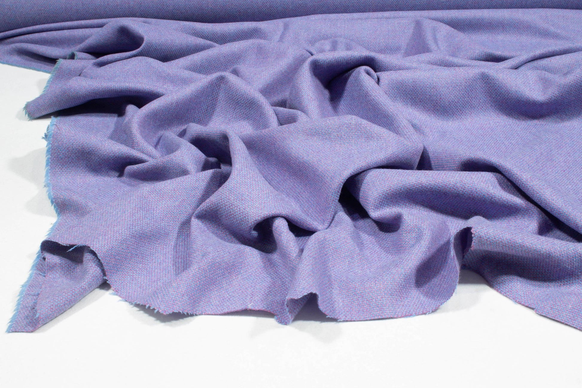 Purple and Blue Wool Coating - Prime Fabrics