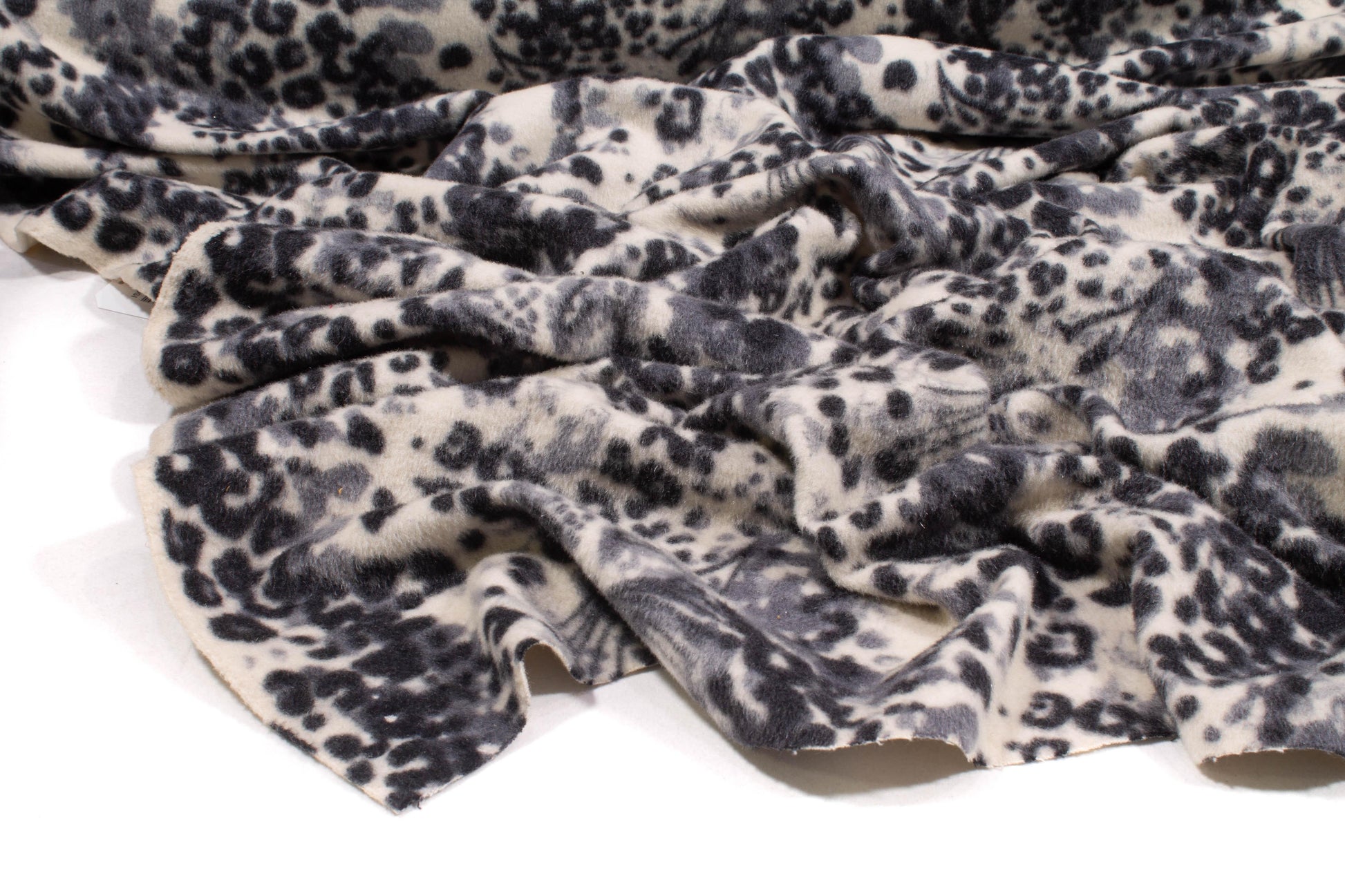 Leopard Print Italian Wool - Prime Fabrics