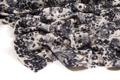 Leopard Print Italian Wool - Prime Fabrics