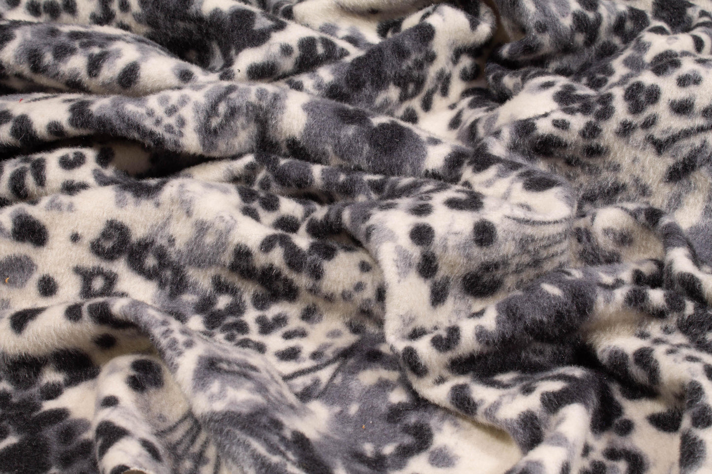 Leopard Print Italian Wool - Prime Fabrics