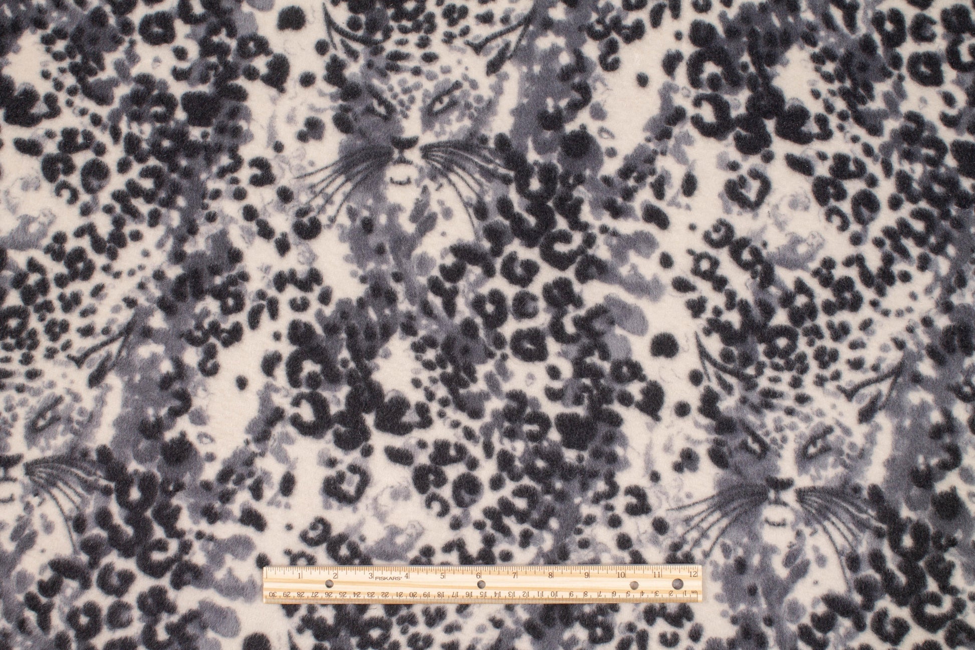 Leopard Print Italian Wool - Prime Fabrics