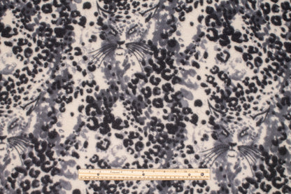 Leopard Print Italian Wool - Prime Fabrics