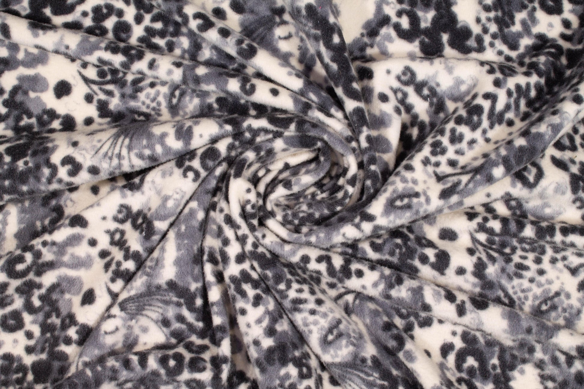 Leopard Print Italian Wool - Prime Fabrics