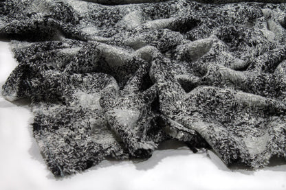 Gray and Black Italian Tweed Boucle - Prime Fabrics