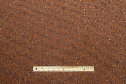 Brown Italian Wool Coating - Prime Fabrics