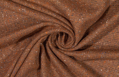 Brown Italian Wool Coating - Prime Fabrics