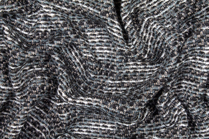 Cool Gray Italian Wool Tweed - Prime Fabrics