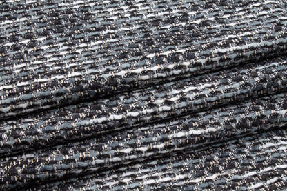 Cool Gray Italian Wool Tweed - Prime Fabrics