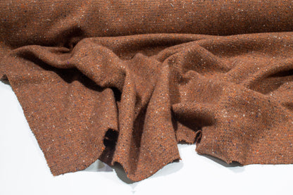 Brown Italian Wool Coating - Prime Fabrics