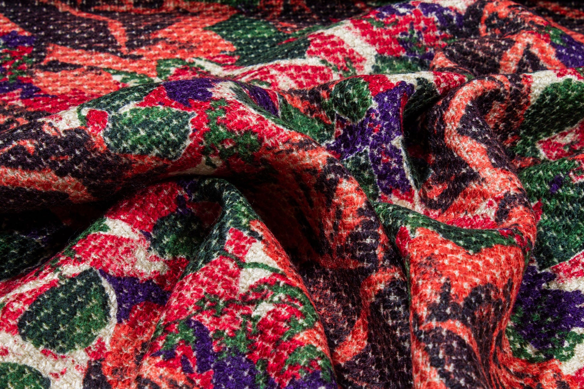Multicolor Italian Wool Pique - Prime Fabrics