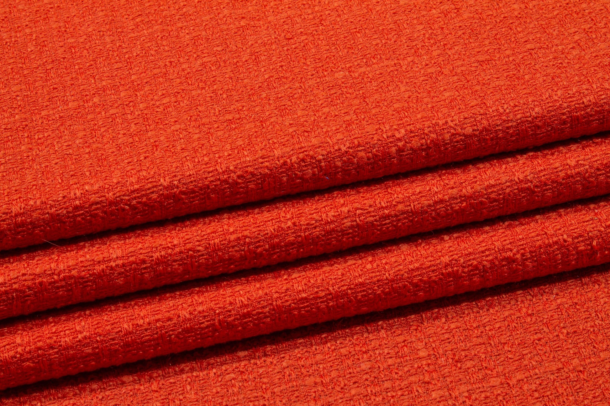 Orange Italian Wool Boucle - Prime Fabrics