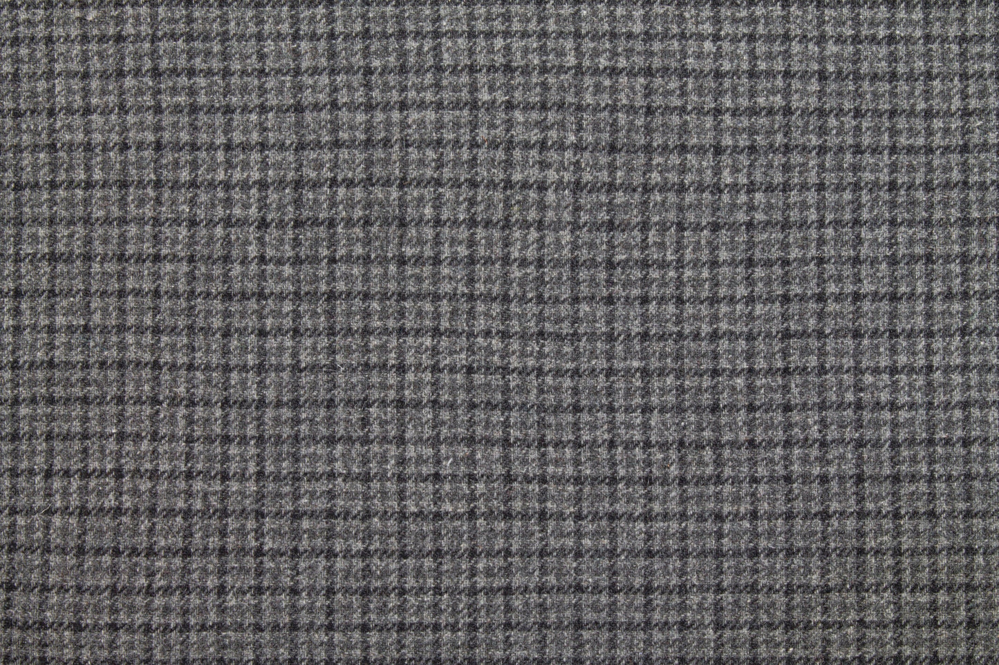 Gray Mini Check Italian Wool - Prime Fabrics