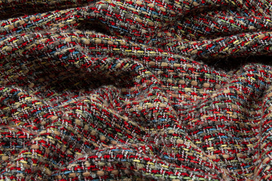 Multicolor Italian Wool Tweed - Prime Fabrics