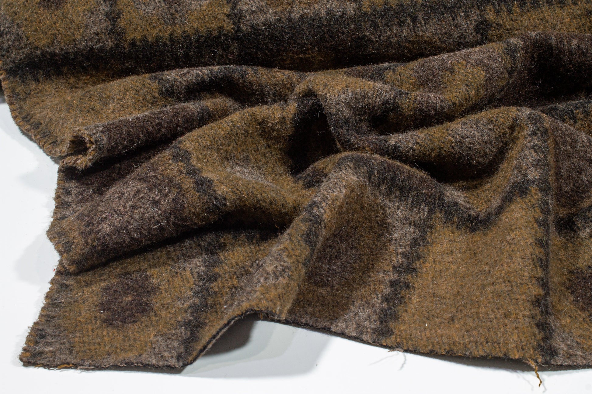 Brown Italian Wool Coating - Prime Fabrics