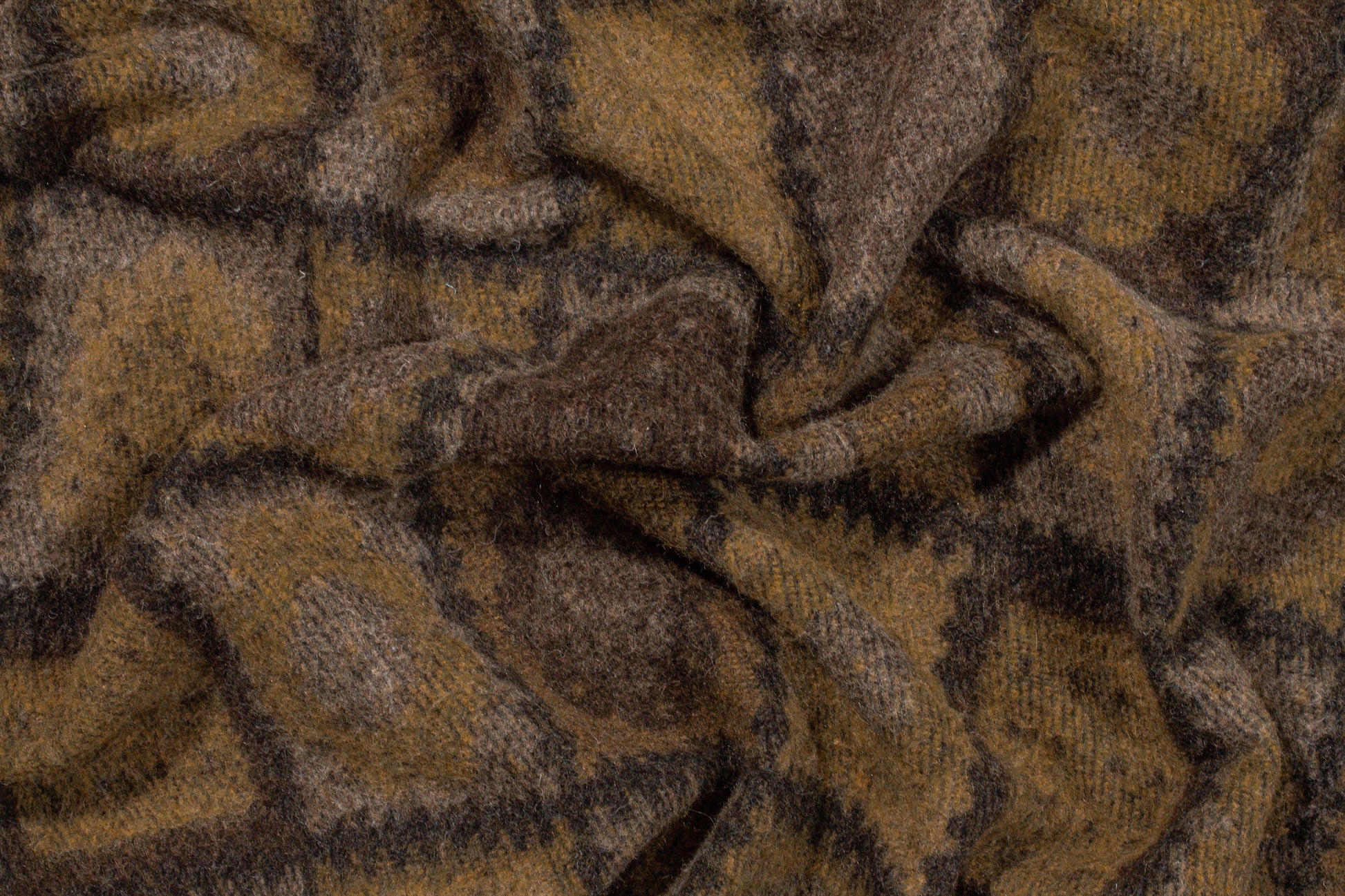 Brown Italian Wool Coating - Prime Fabrics