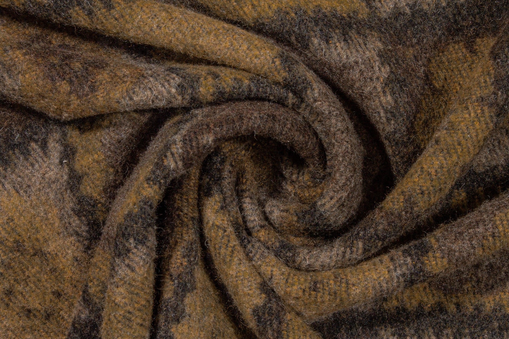 Brown Italian Wool Coating - Prime Fabrics