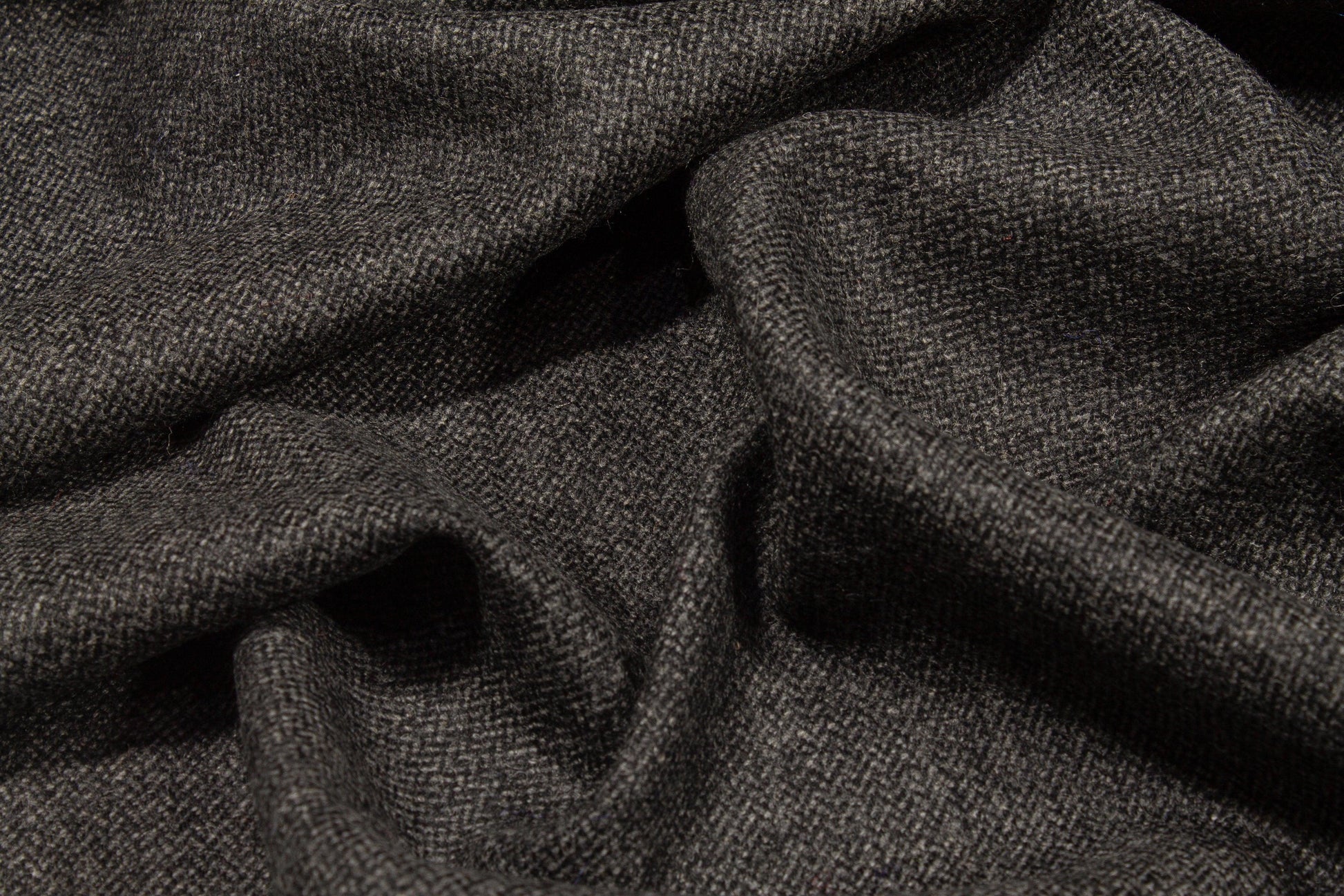 Charcoal Gray Wool Jacketing - Prime Fabrics