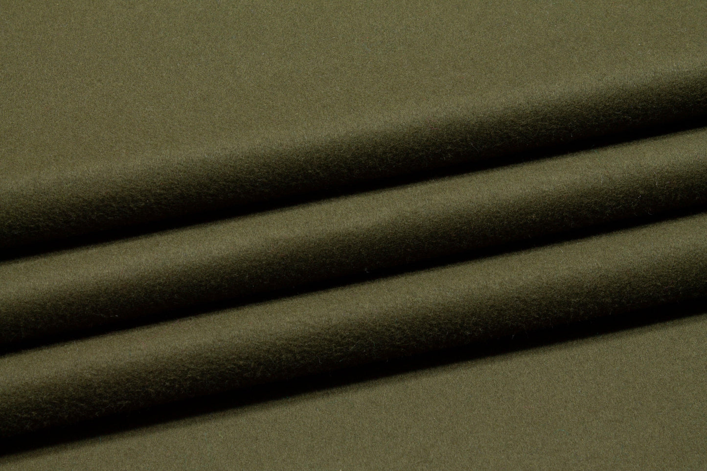 Olive Green Italian Wool Cashmere Blend - Prime Fabrics