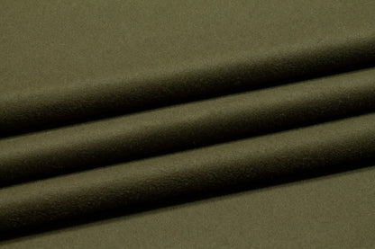 Olive Green Italian Wool Cashmere Blend - Prime Fabrics