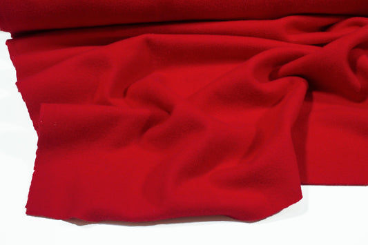 Cherry Red Italian Wool Coating - Prime Fabrics