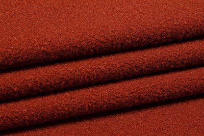 Burned Orange Italian Wool Boucle - Prime Fabrics