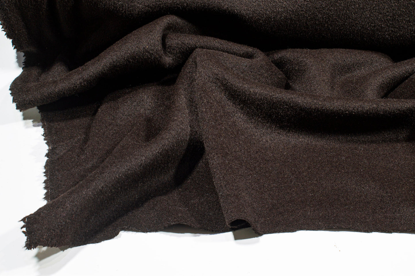 Dark Brown Italian Wool Coating - Prime Fabrics