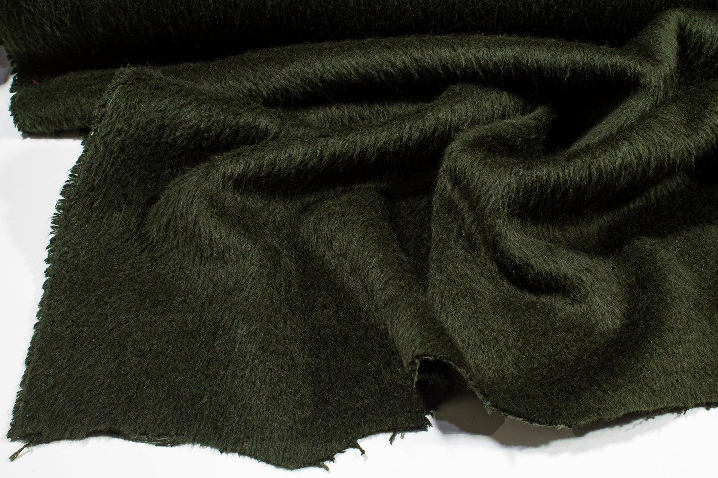 Hunter Green Italian Mohair Wool Coating - Prime Fabrics