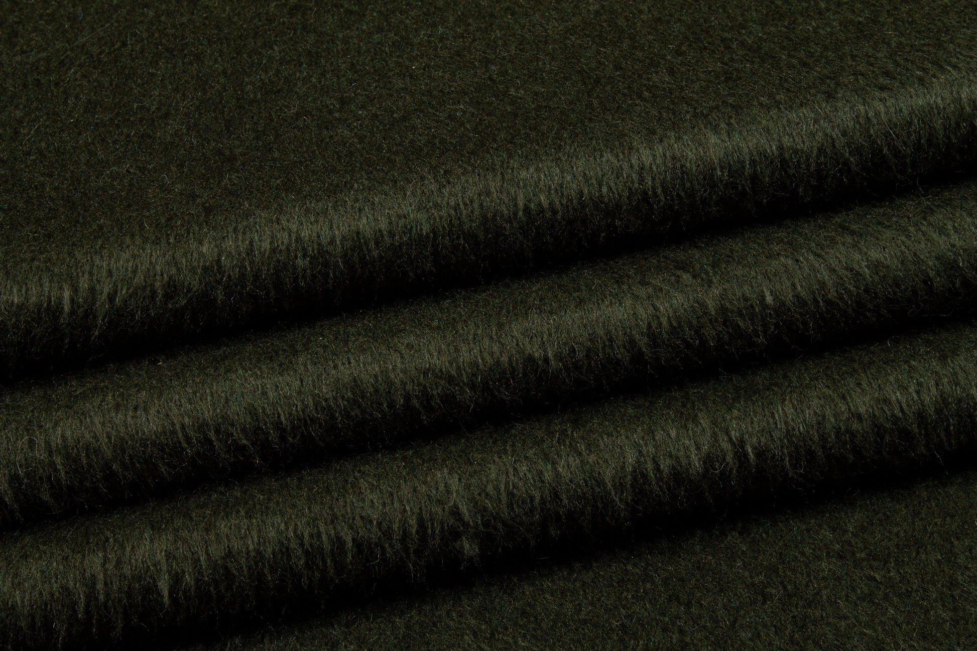 Hunter Green Italian Mohair Wool Coating - Prime Fabrics