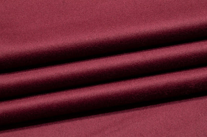 Maroon Italian Wool Cashmere Blend - Prime Fabrics