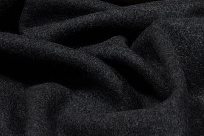 Double Faced Wool Coating - Khaki and Charcoal - Prime Fabrics