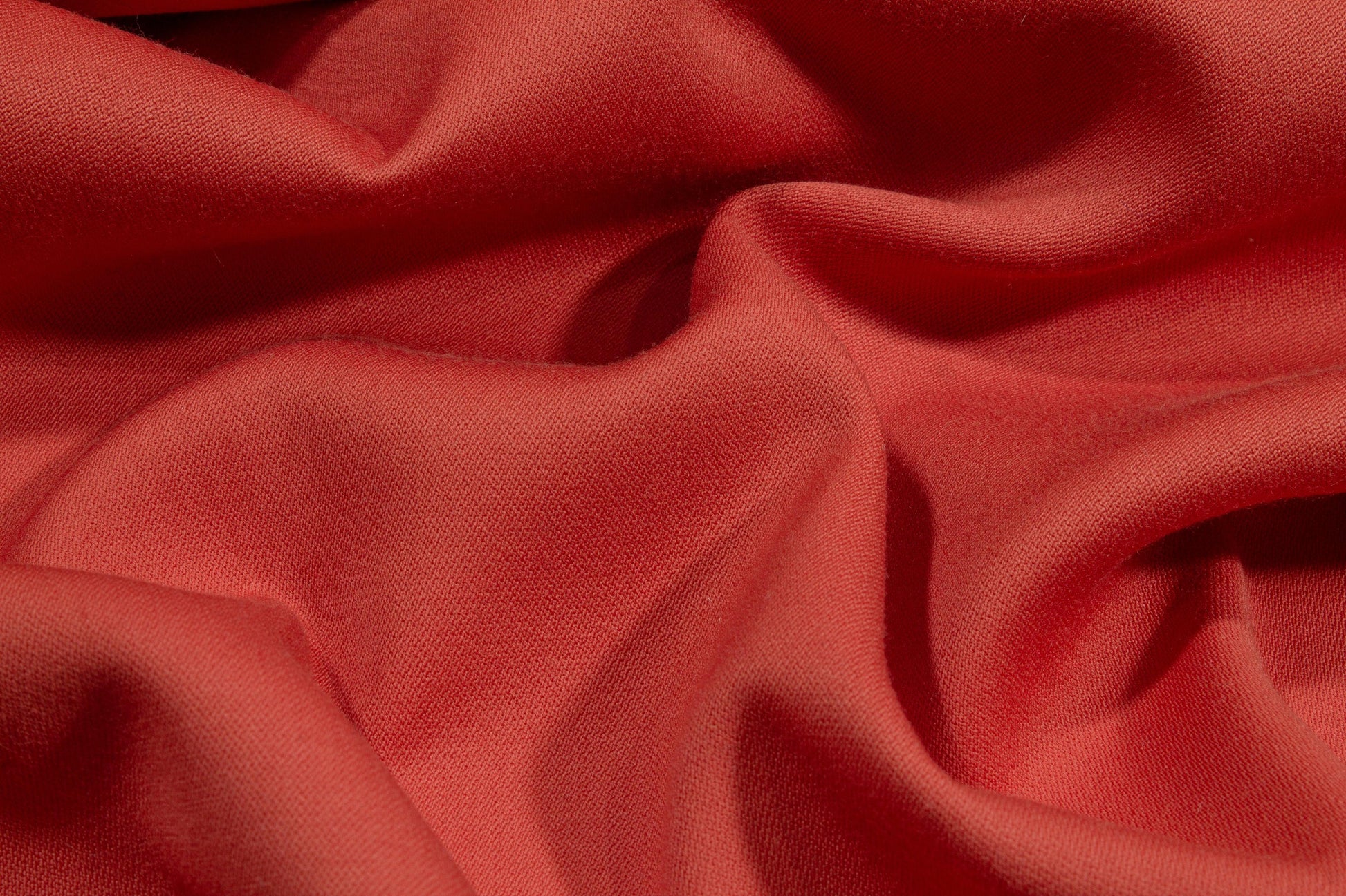 Blood Orange Double Faced Wool - Prime Fabrics