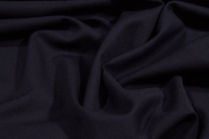 Navy Blue Italian Wool Suiting - Prime Fabrics
