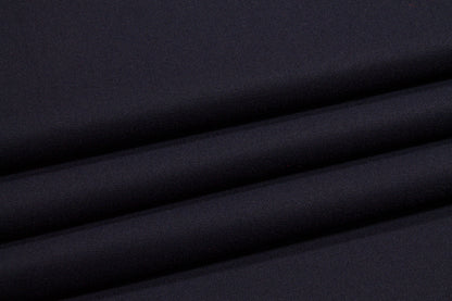 Navy Blue Italian Wool Suiting - Prime Fabrics