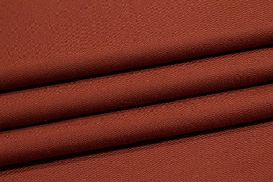 Burned Orange Italian Wool Suiting - Prime Fabrics
