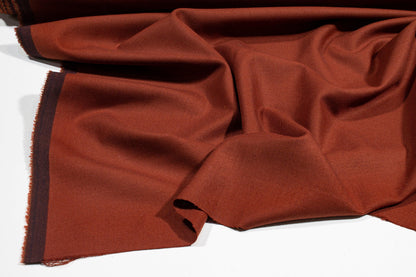 Burned Orange Italian Wool Suiting - Prime Fabrics
