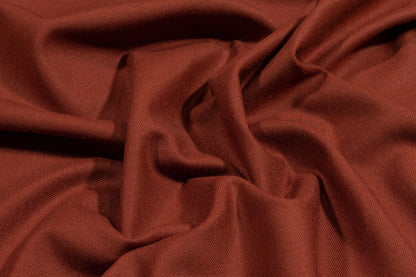 Burned Orange Italian Wool Suiting - Prime Fabrics
