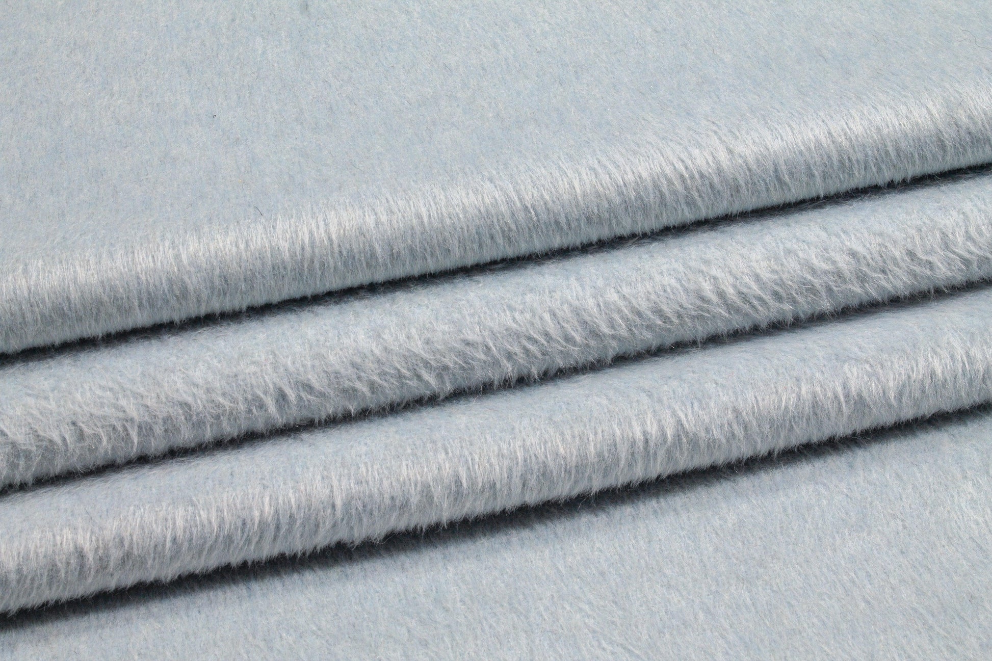 Sky Blue Italian Mohair Wool - Prime Fabrics