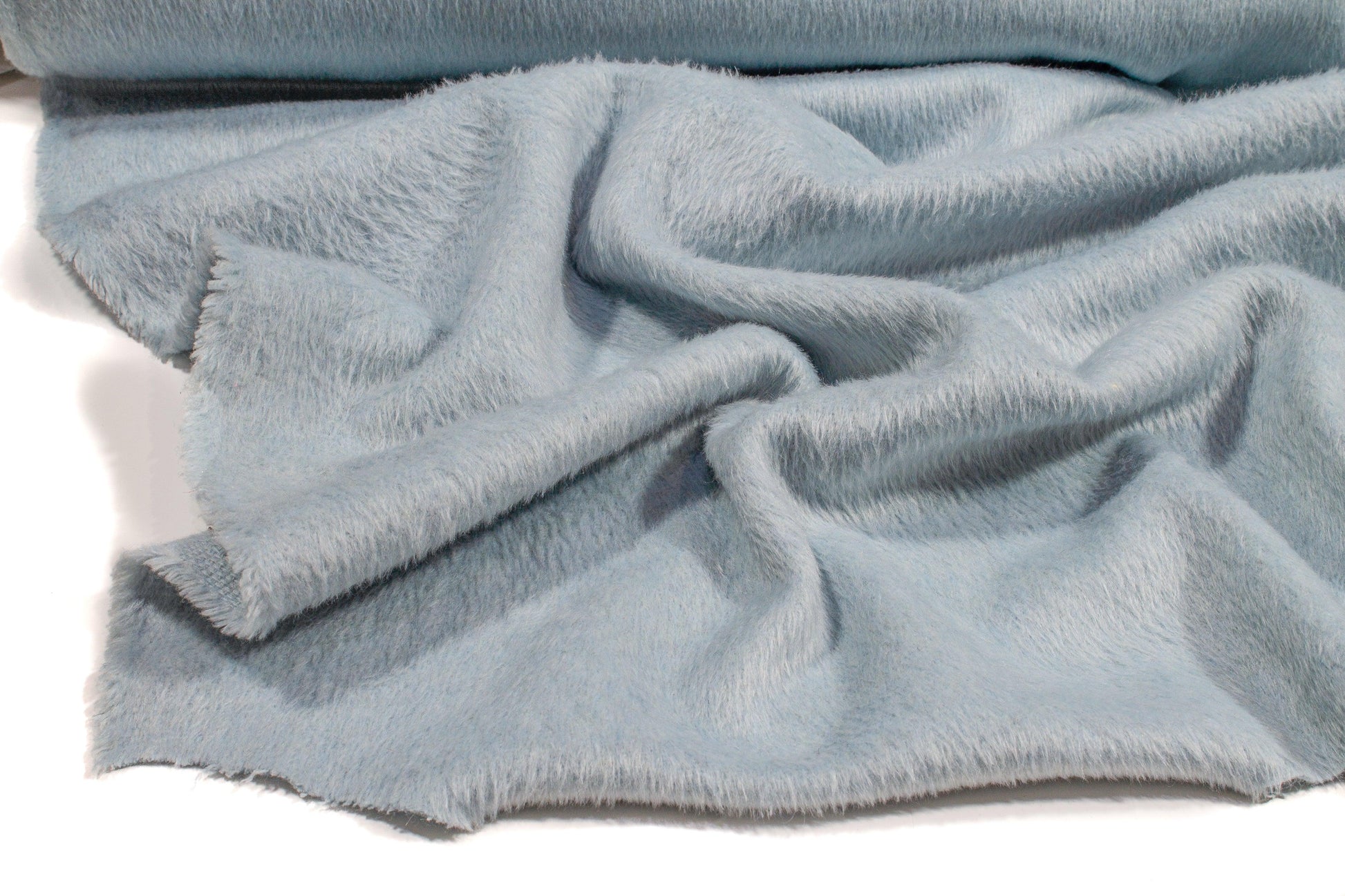 Sky Blue Italian Mohair Wool - Prime Fabrics